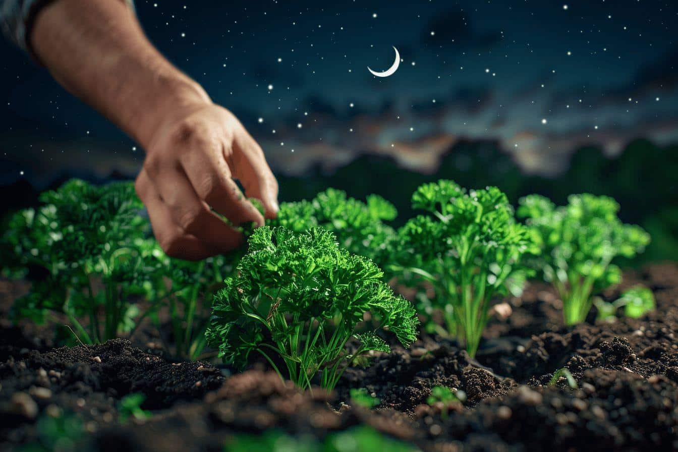 Comment semer le persil selon les phases lunaires : guide complet pour un potager réussi